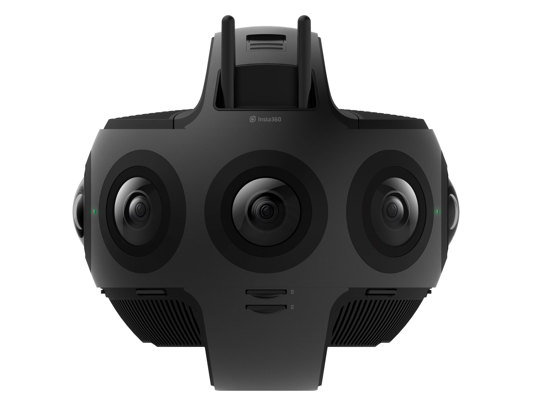 Photographie de la caméra professionnelle Insta360 Titan pour la captation d'images 360 degrés et 3D